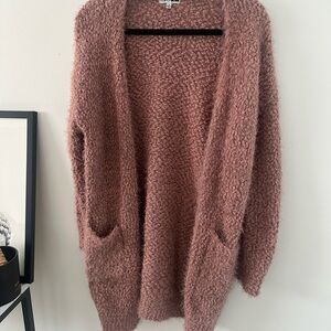 Fashion Nova Dusty Rose Cardigan